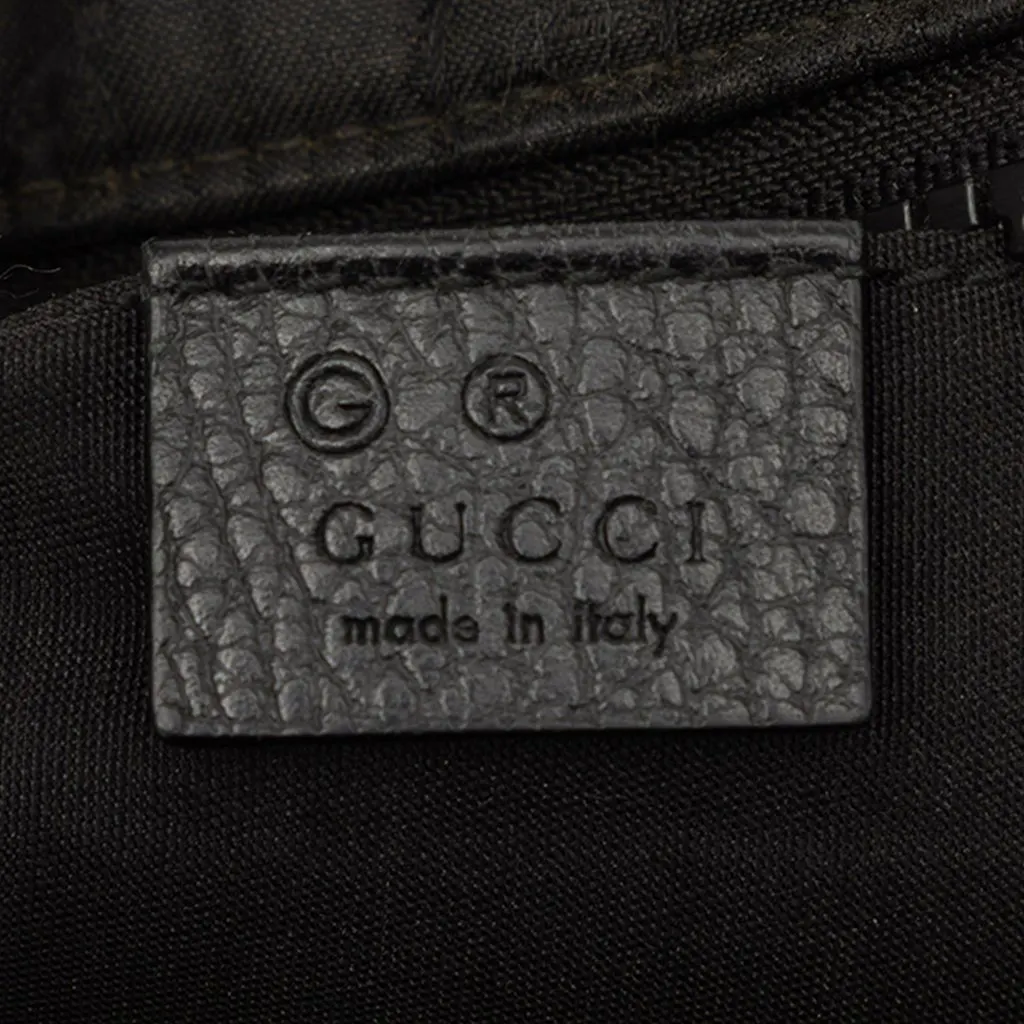 Gucci GG Nylon Web Belt Bag Black Very good - Box View