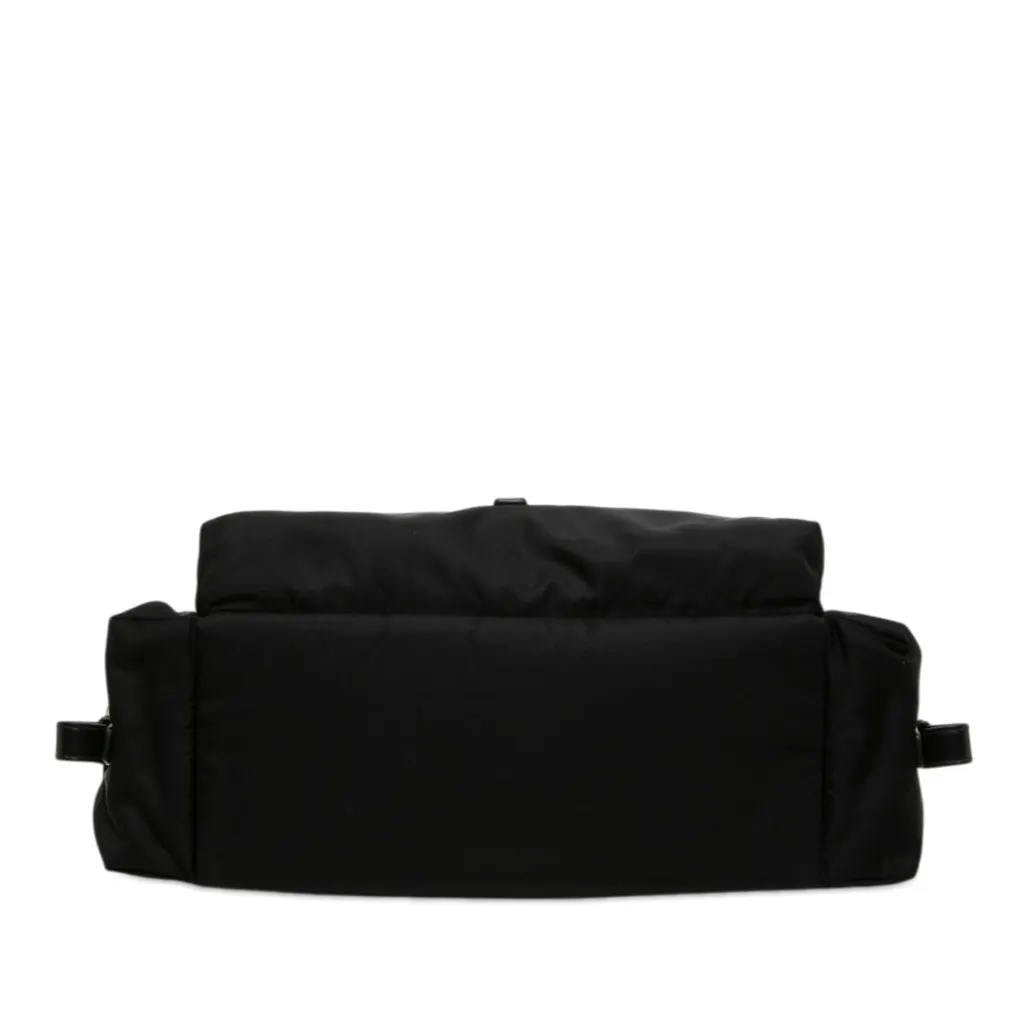 Prada Large Re Nylon Explore Messenger Bag Black Polyamide Very good - Inside View