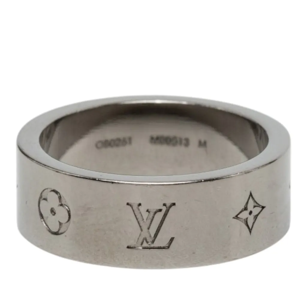 Louis Vuitton Brass Instinct Ring M Silver Metal Very good - Inside View