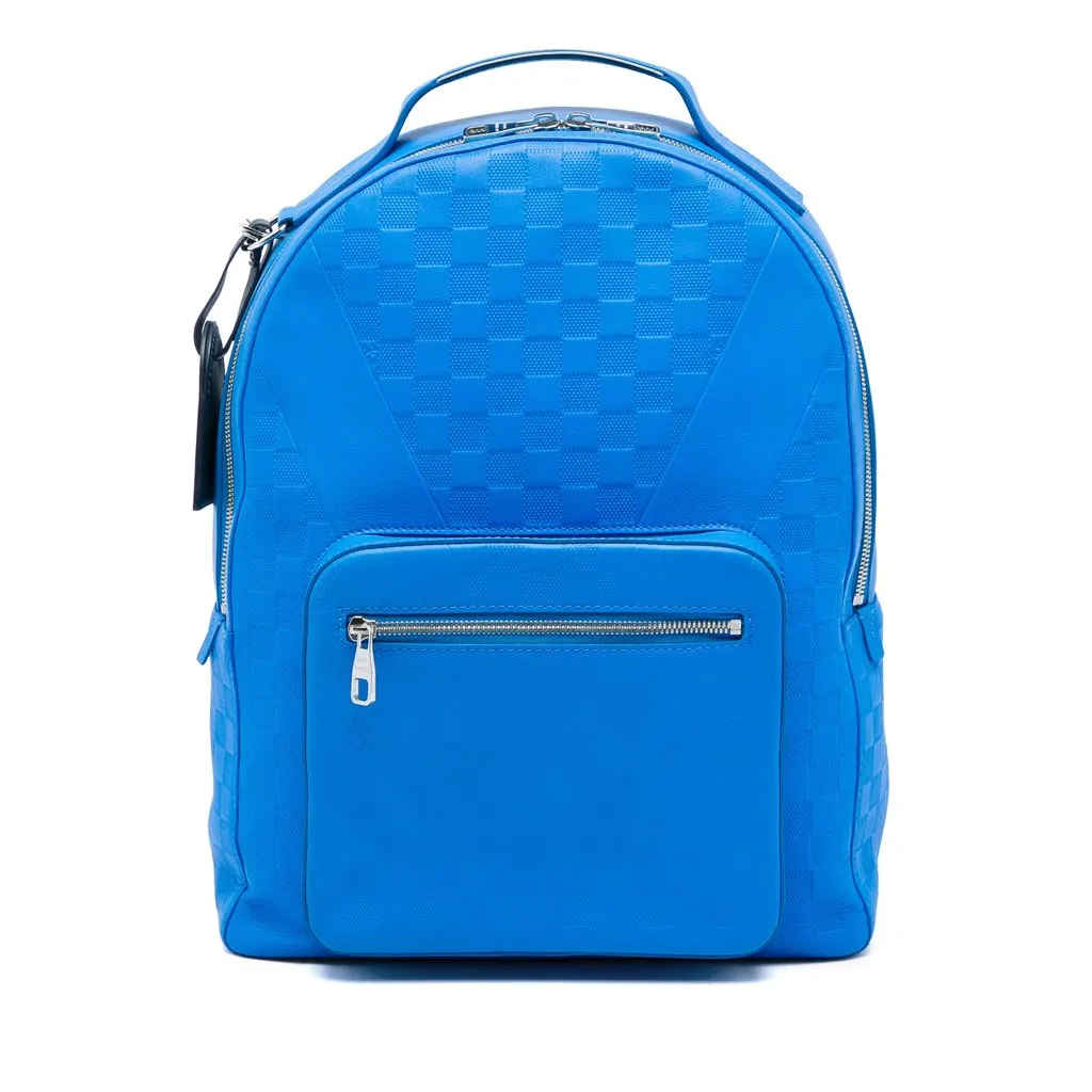 Louis Vuitton Damier Infini Josh Blue Leather Very good - Front View