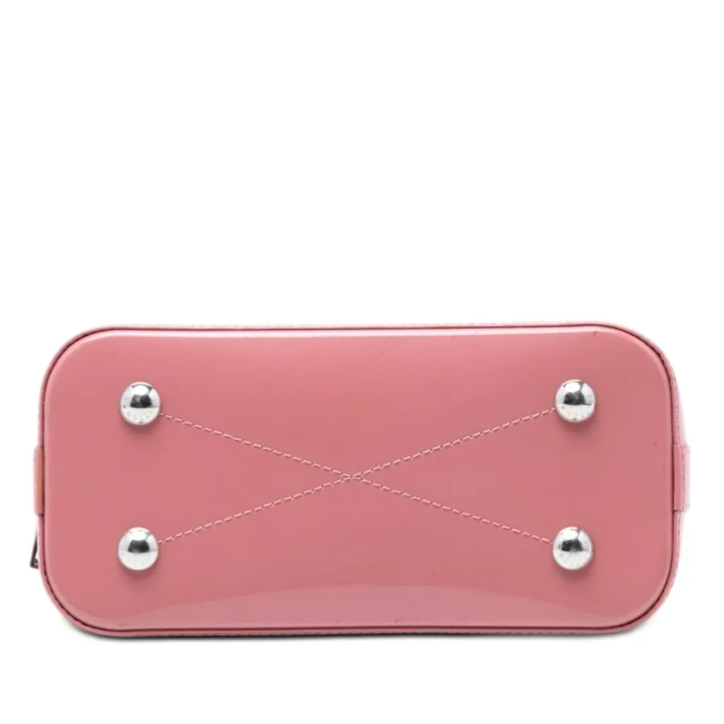 Louis Vuitton Vernis Miroir Alma BB Pink Leather Very good - Inside View