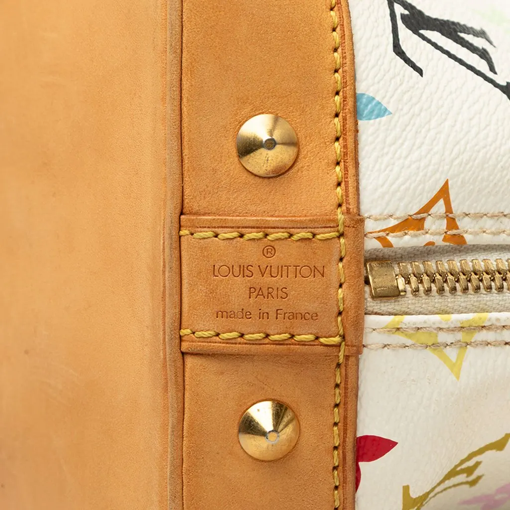 Louis Vuitton Monogram Multicolore Alma PM White Canvas Good - Box View