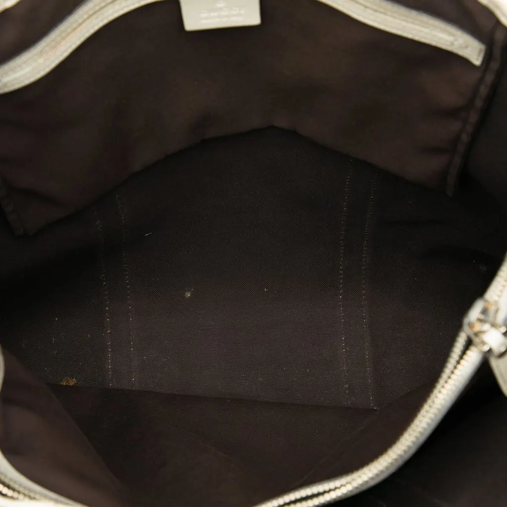 Gucci GG Supreme Joy Vertical Tote Beige Canvas Good - Model View