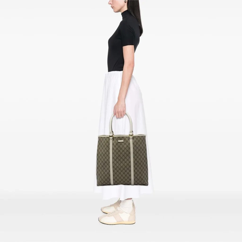 Gucci GG Supreme Joy Vertical Tote Beige Canvas Good - Box View