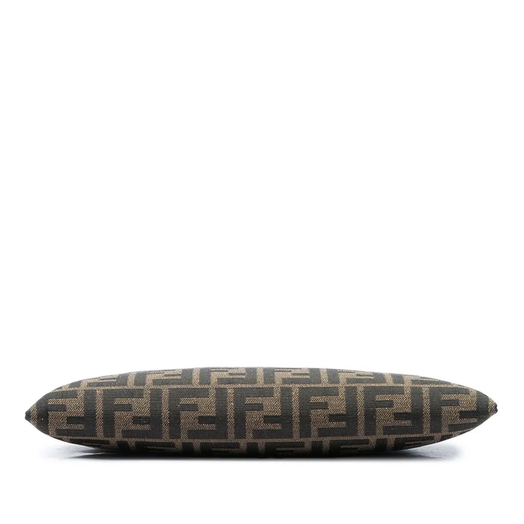 Fendi Medium FF Jacquard Flat Baguette Pouch Brown Jacquard Very good - Inside View