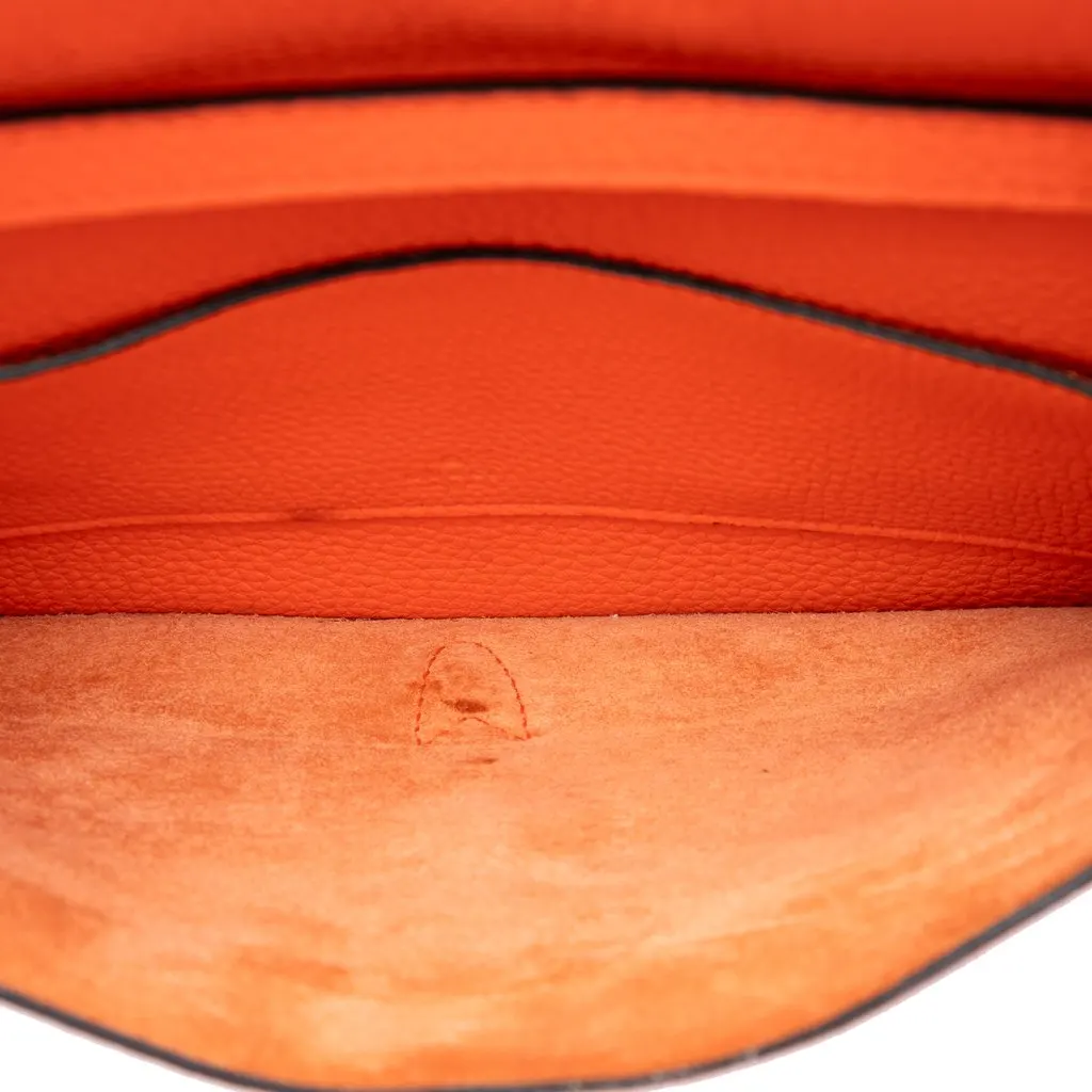 Gucci Calfskin Soft Jackie Convertible Crossbody Orange Leather Very good - Model View