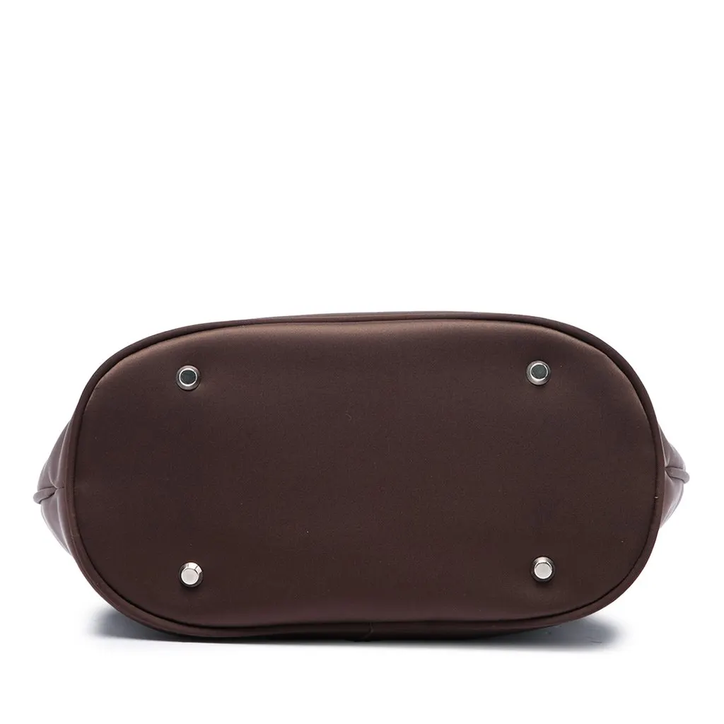 Saint Laurent Nylon Tortoiseshell Tote Brown Very good - Inside View