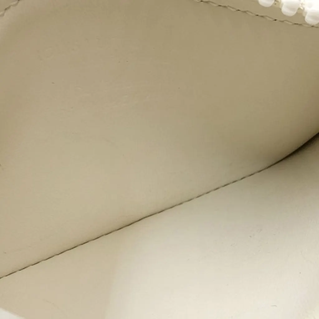 Louis Vuitton Monogram Empreinte Pochette Cles White Leather Very good - Model View