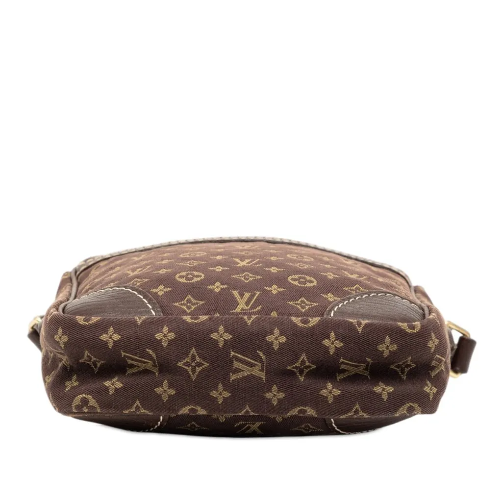 Louis Vuitton Monogram Mini Lin Danube Brown Canvas Good - Inside View