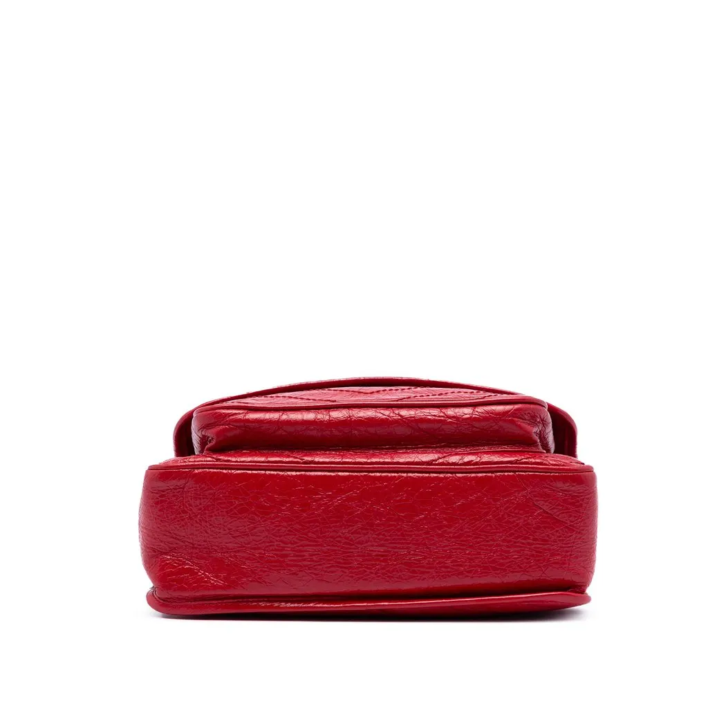 Saint Laurent Medium Crinkled Calfskin Niki Red Leather Very good - Inside View