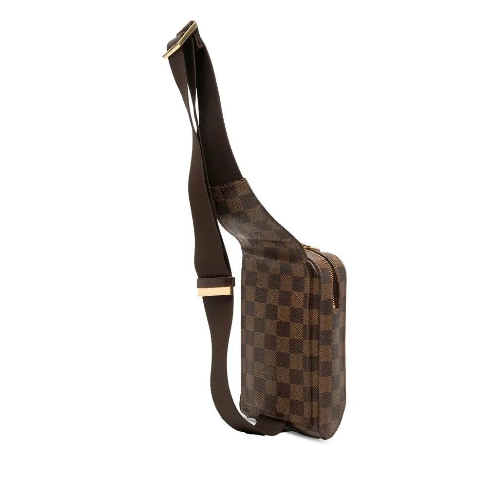 Louis Vuitton Damier Ebene Geronimos Brown Canvas Good - Back View