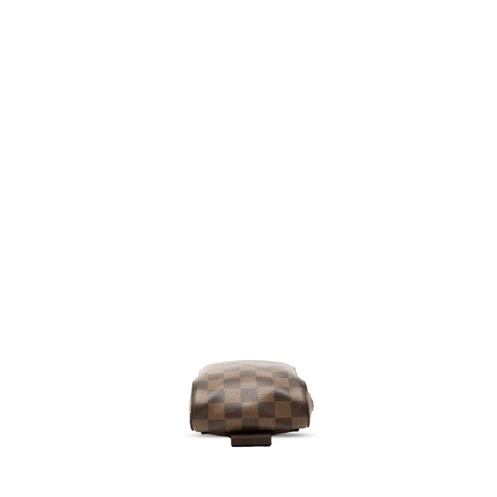 Louis Vuitton Damier Ebene Geronimos Brown Canvas Good - Inside View