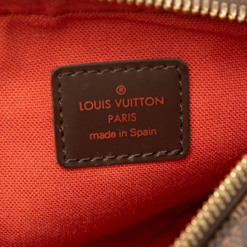 Louis Vuitton Damier Ebene Geronimos Brown Canvas Good - Box View