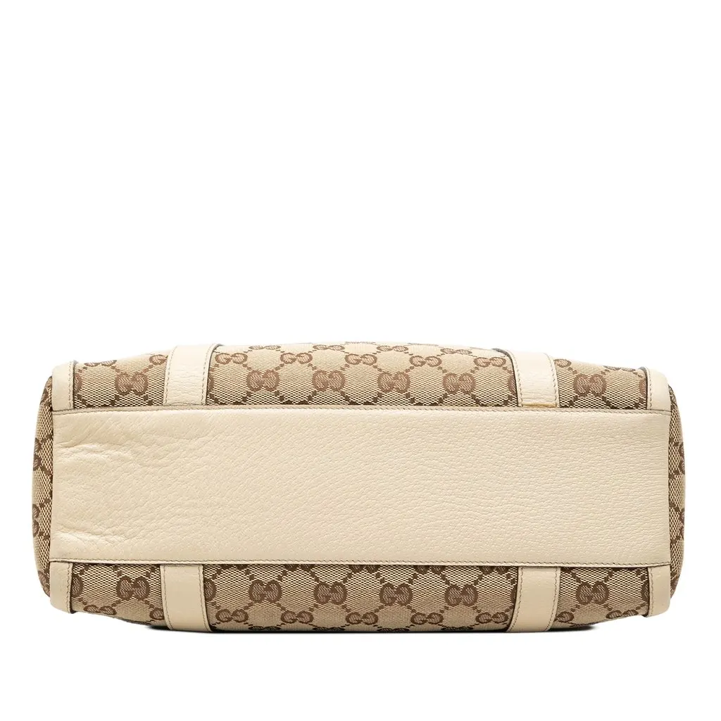Gucci GG Canvas Abbey D Ring Boston Bag Beige Very good - Inside View