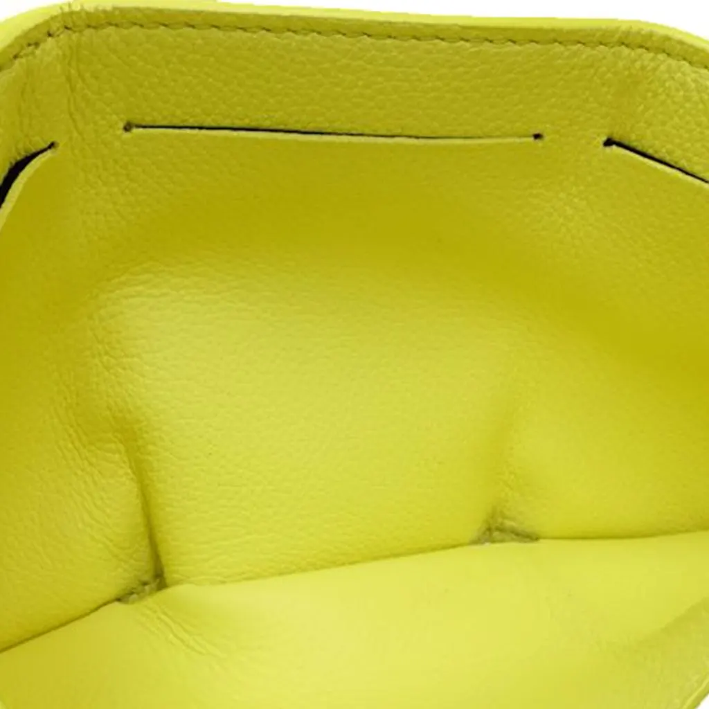 Louis Vuitton Taurillon Lockmini Wallet Yellow Leather Very good - Box View