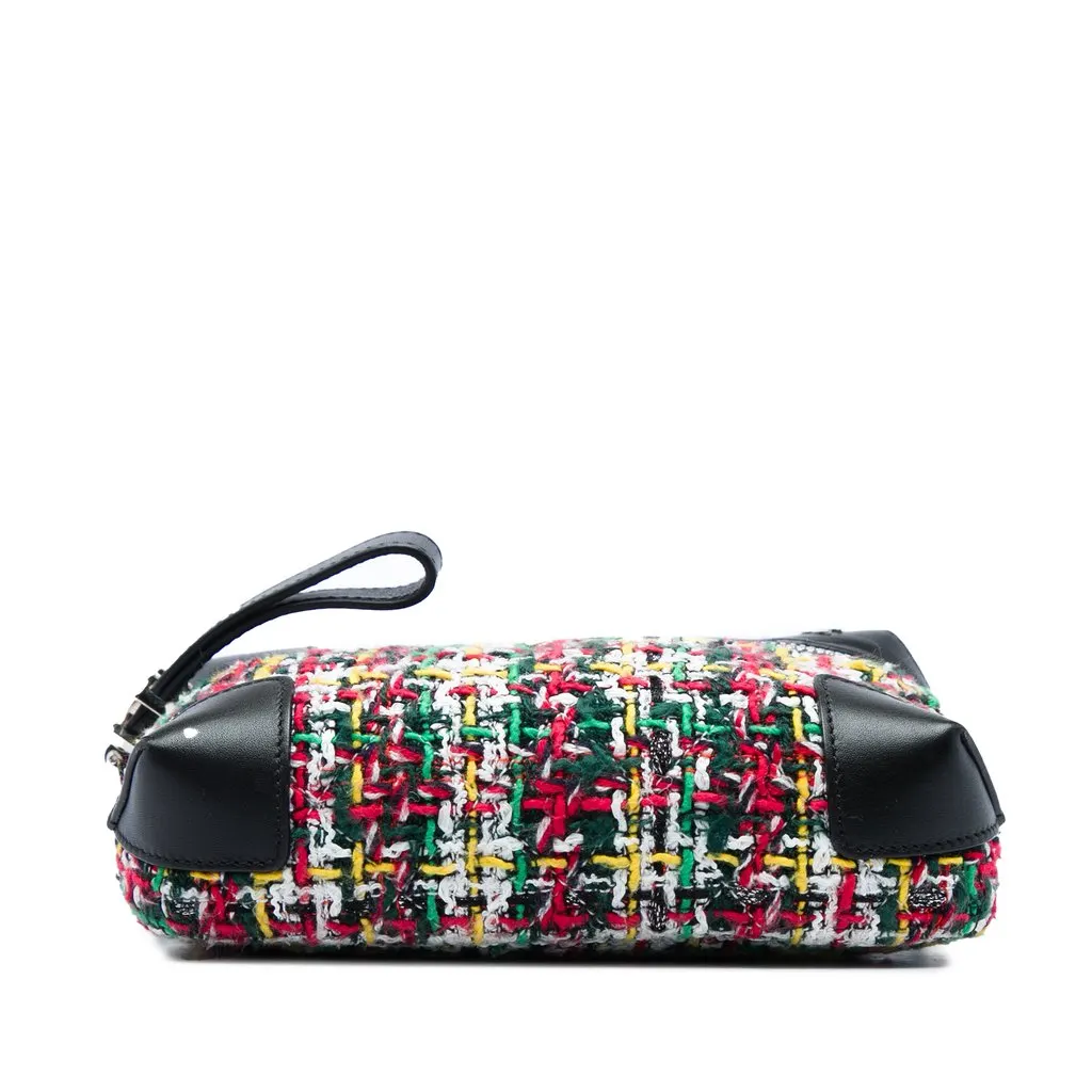 Chanel Tweed Street Allure Belt Bag Black Tweed Very good - Inside View