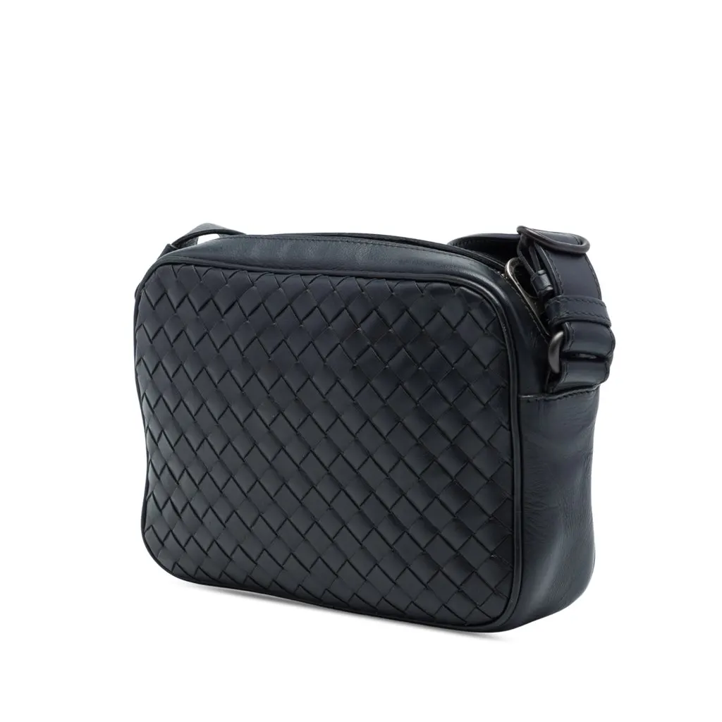Bottega Veneta Nappa Intrecciato Camera Bag Black Leather Very good - Back View