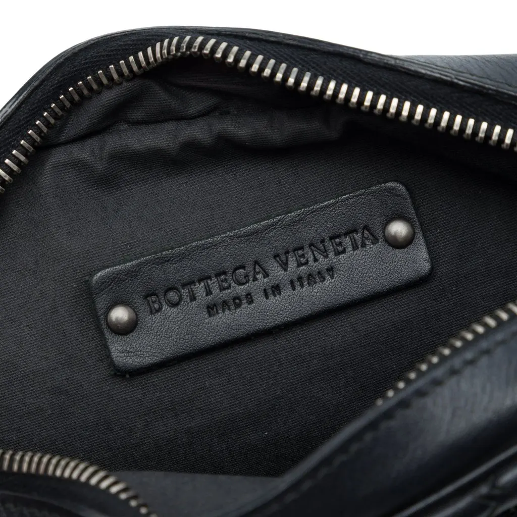 Bottega Veneta Nappa Intrecciato Camera Bag Black Leather Very good - Box View