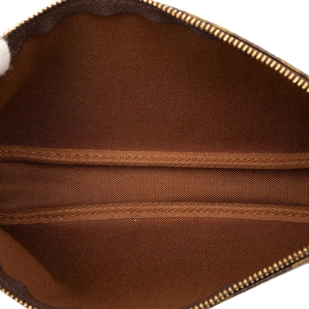 Louis Vuitton Monogram Pochette Accessoires Brown Very good - Model View
