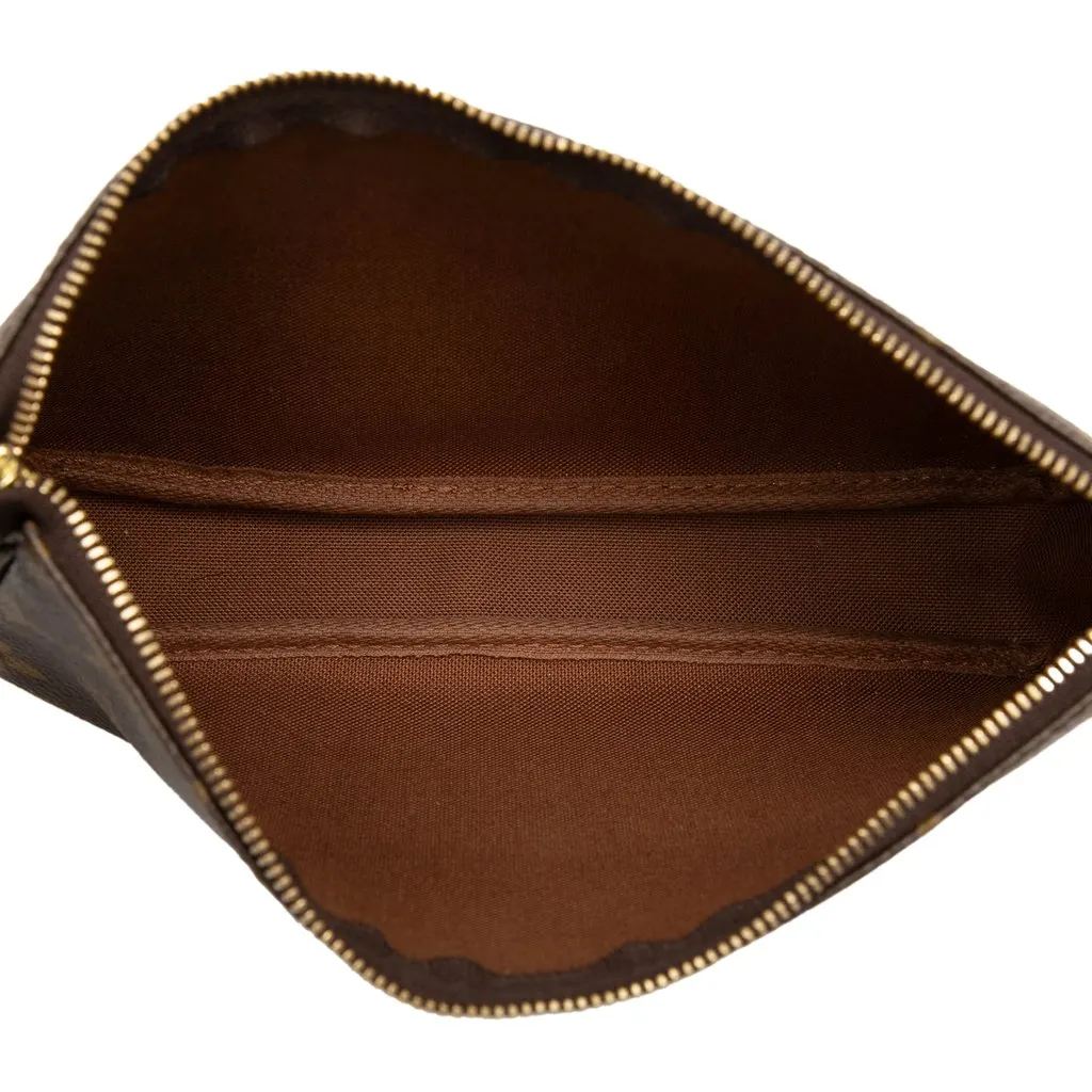 Louis Vuitton Monogram Pochette Accessoires Brown Very good - Model View