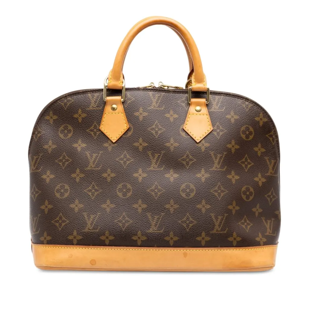 Louis Vuitton Monogram Alma PM Brown Canvas Good - Front View