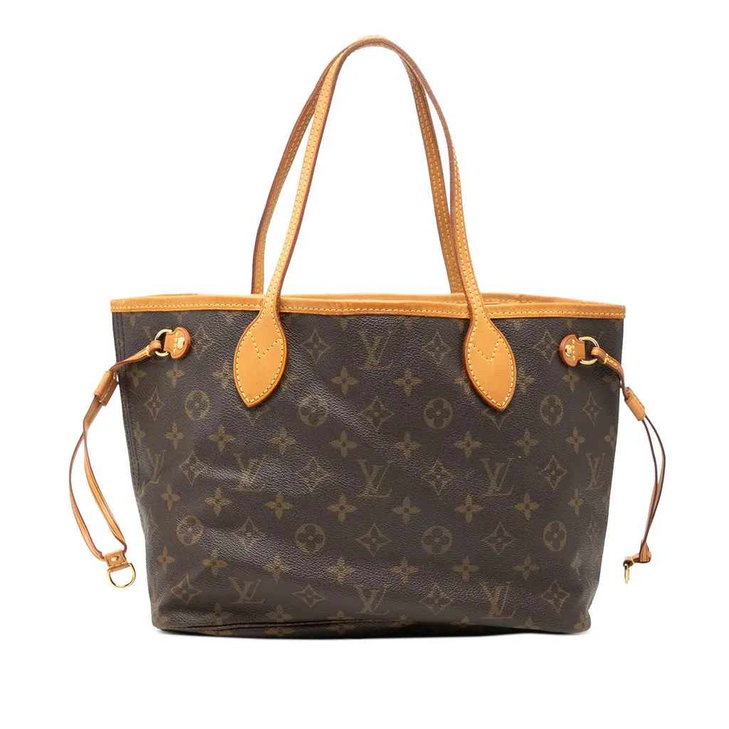Louis Vuitton Monogram Neverfull PM Brown Very good - Front View