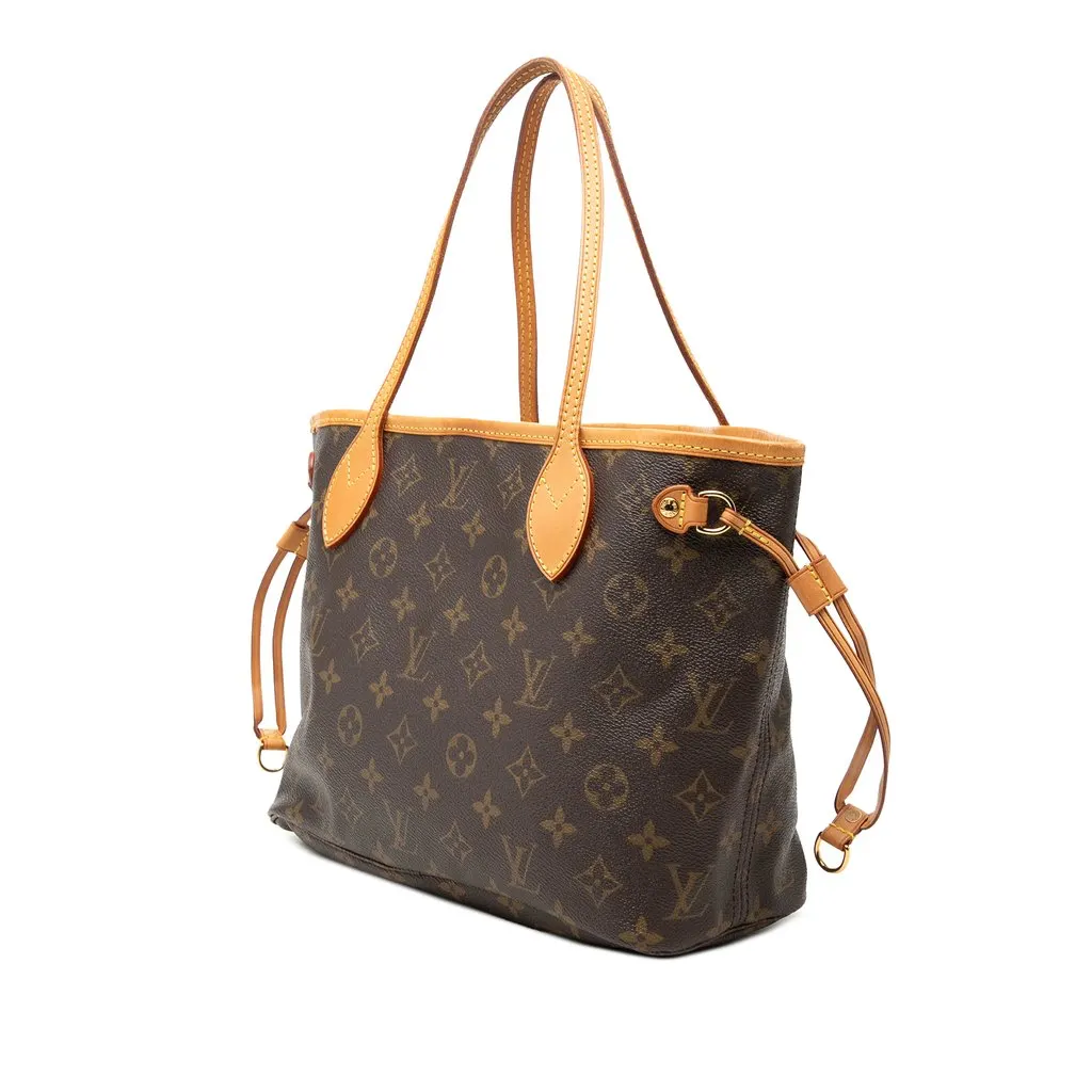 Louis Vuitton Monogram Neverfull PM Brown Very good - Back View