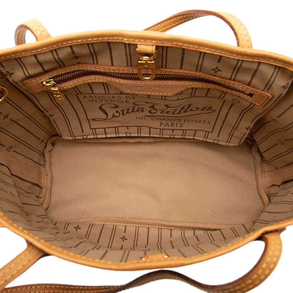 Louis Vuitton Monogram Neverfull PM Brown Very good - Model View