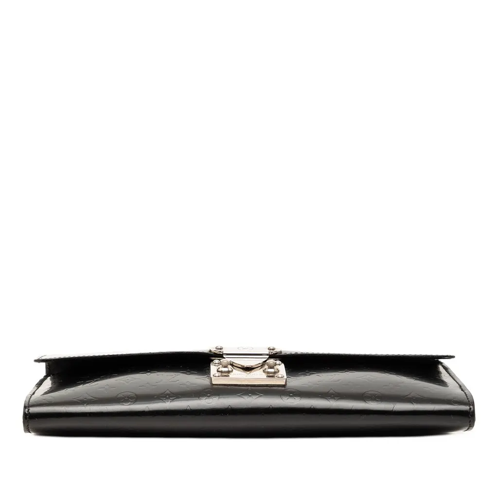Louis Vuitton Monogram Glace Anouchka MM Black Leather Very good - Inside View