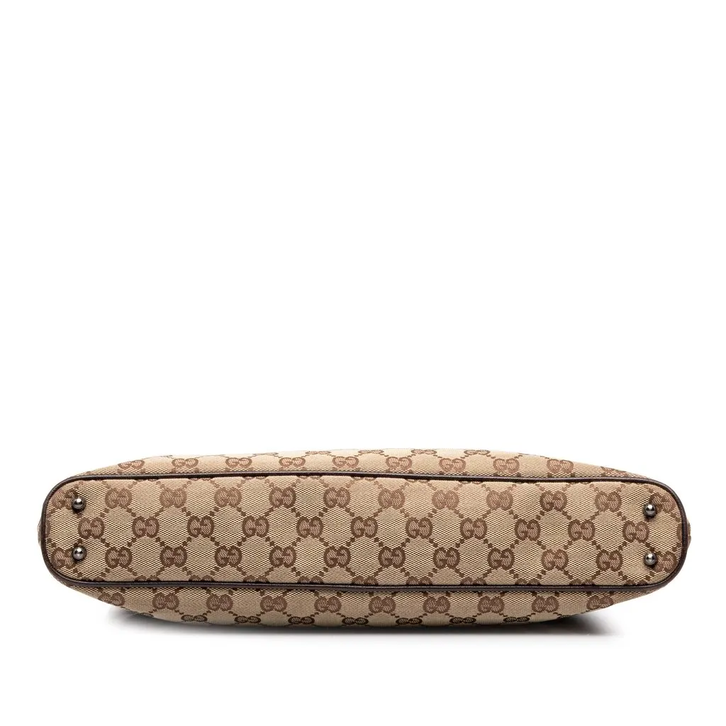 Gucci GG Canvas Tote Beige Canvas Good - Inside View