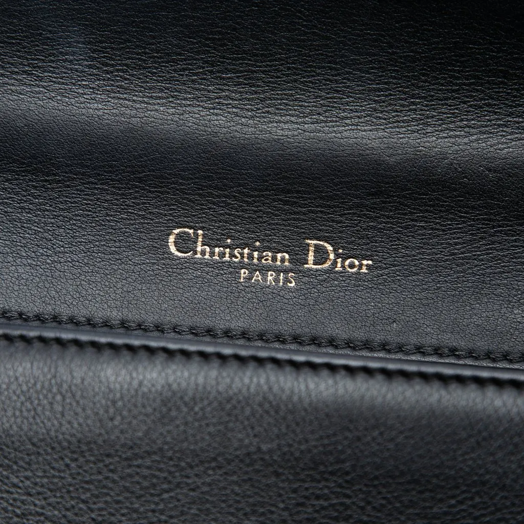 Dior Medium Studded Lambskin Diorama Flap Black Leather Very good - Box View