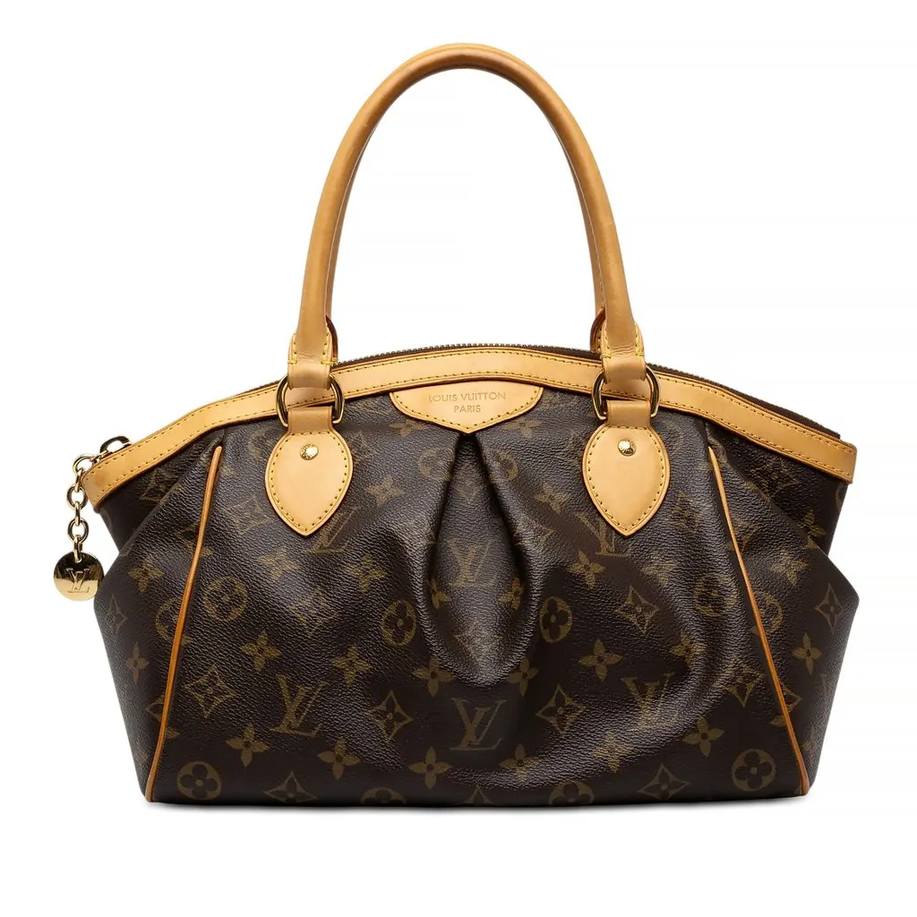 Louis Vuitton Monogram Tivoli PM Brown Canvas Good - Front View
