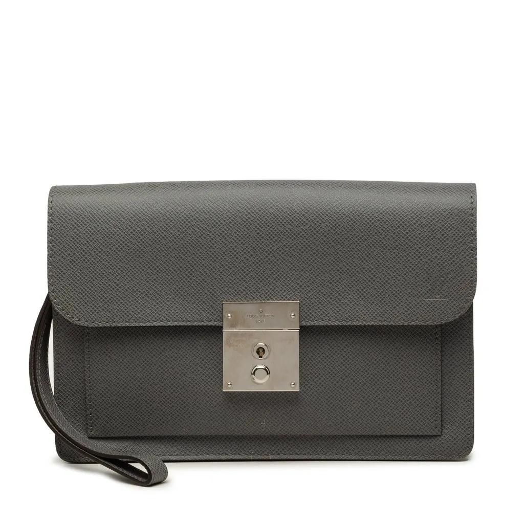 Louis Vuitton Taiga Neo Belaia Clutch MultiColor Leather Very good - Front View