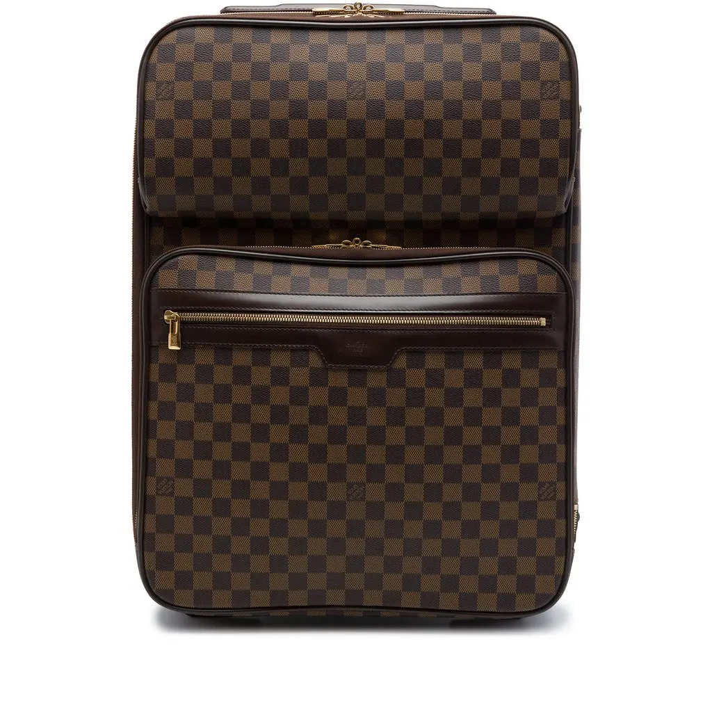 Louis Vuitton Damier Ebene Pegase Legere Business 55 Brown Canvas Very good - Front View