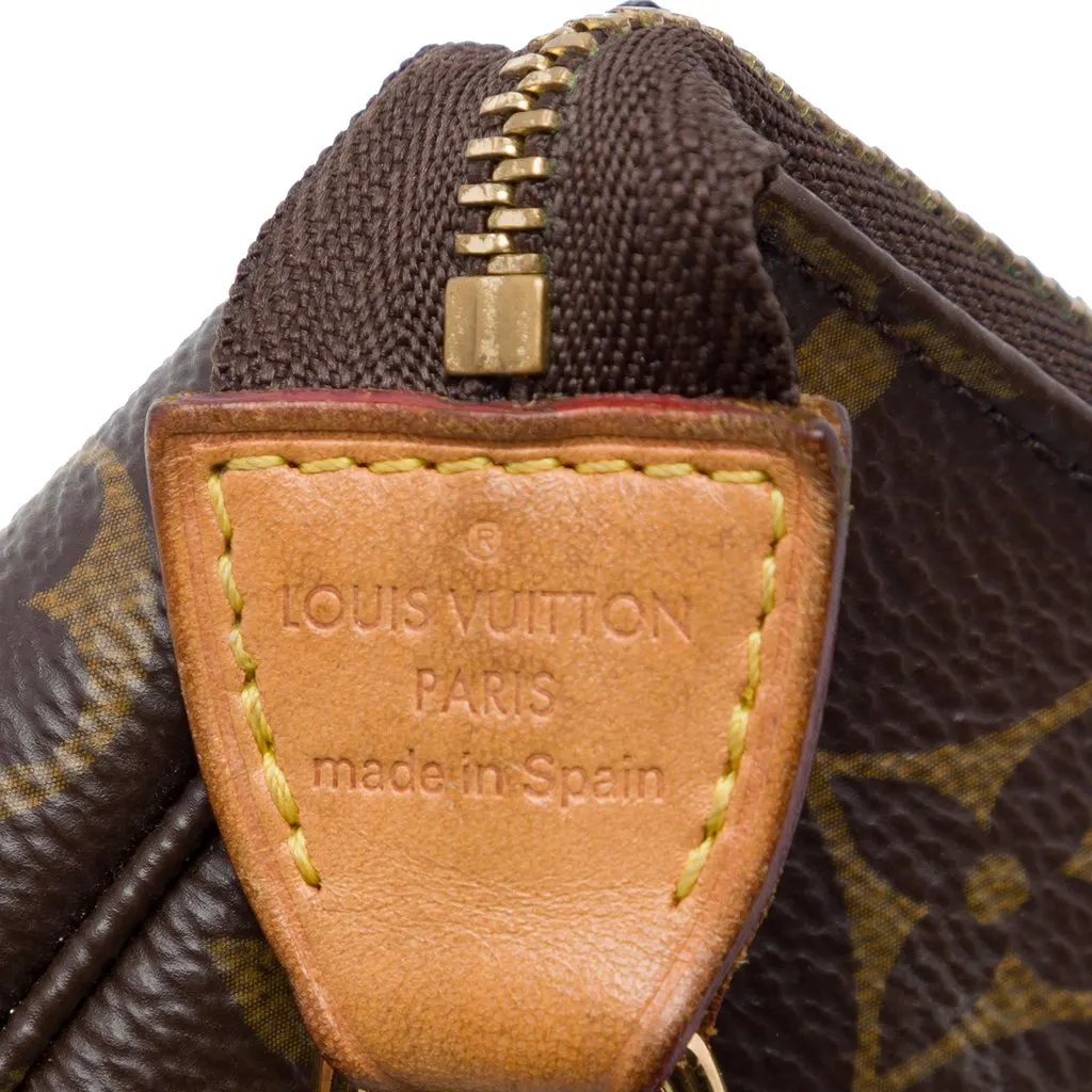 Louis Vuitton Monogram Mini Pochette Accessoires Brown Very good - Box View