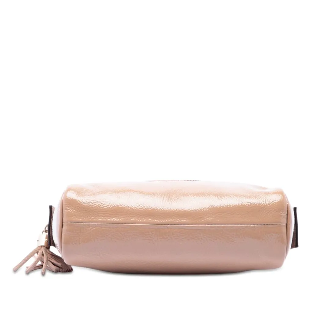 Gucci Soft Patent Soho Clutch Brown Leather Very good - Inside View