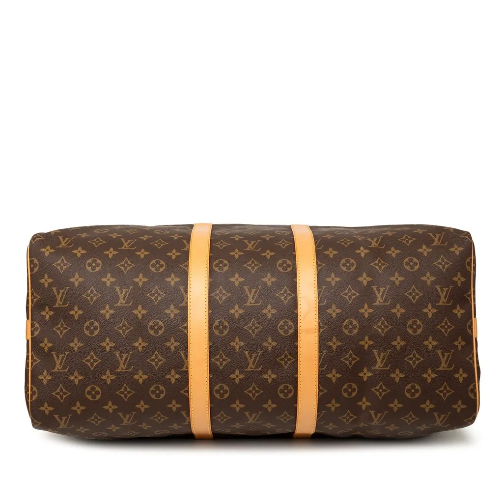 Louis Vuitton Monogram Keepall Bandouliere 55 Brown Very good - Inside View