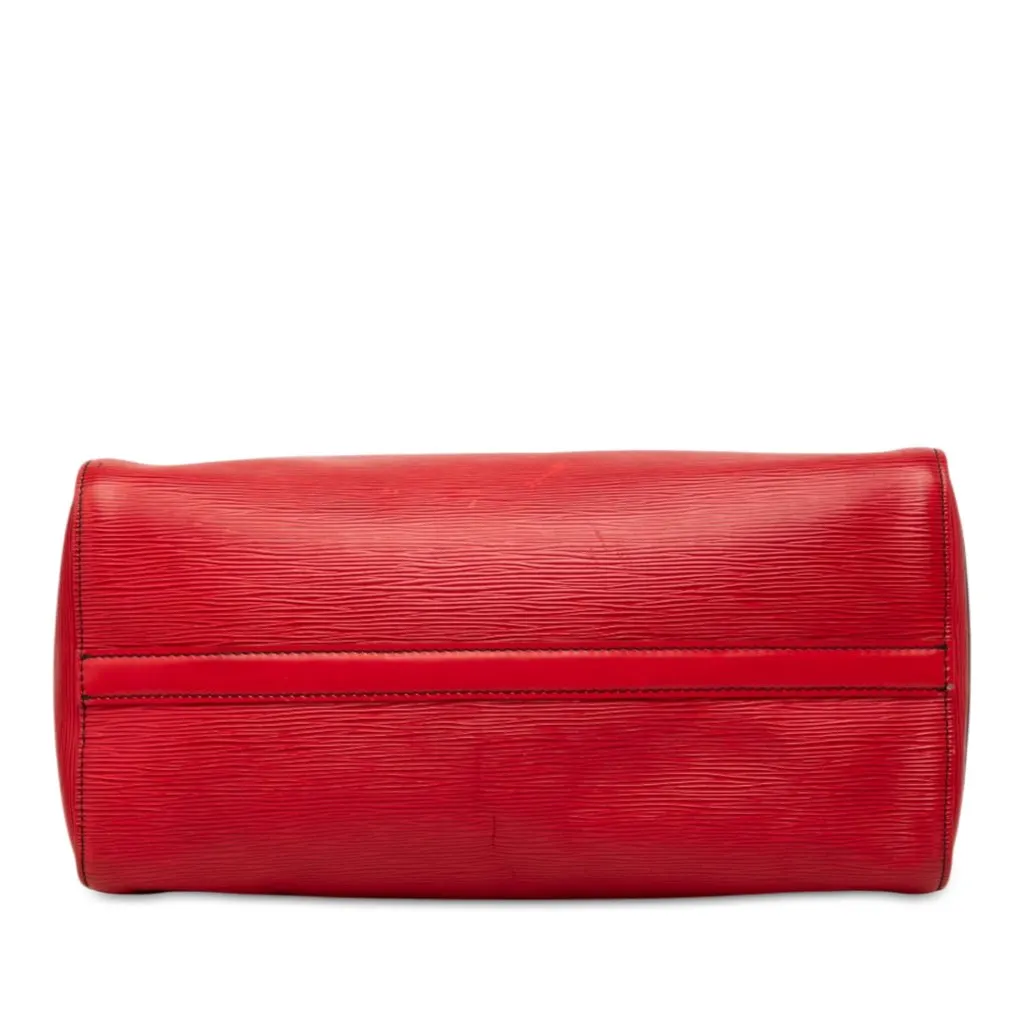 Louis Vuitton Epi Speedy 35 Red Leather Good - Inside View