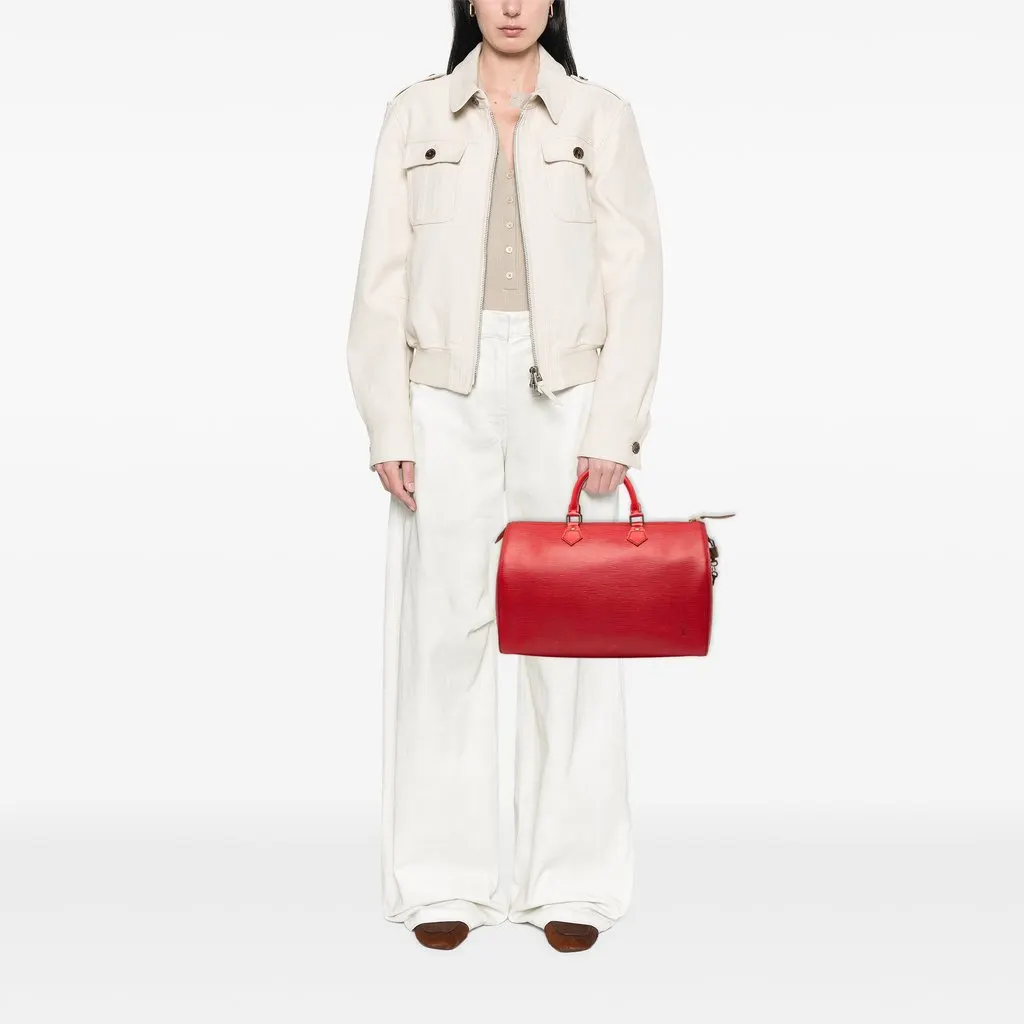 Louis Vuitton Epi Speedy 35 Red X-Large | Libas Collective