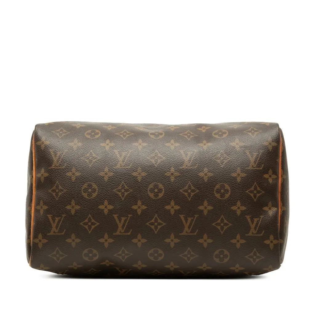 Louis Vuitton Monogram Speedy 30 Brown Canvas Good - Inside View
