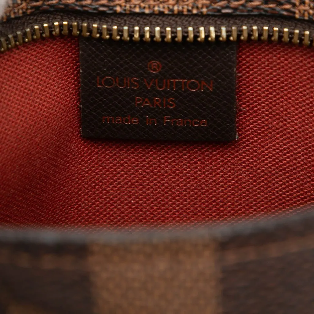 Louis Vuitton Damier Ebene Trousse Pochette Brown Canvas Very good - Box View