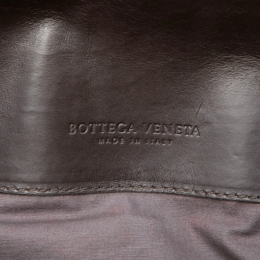 Bottega Veneta Nappa Intrecciato Briefcase Brown Leather Very good - Box View