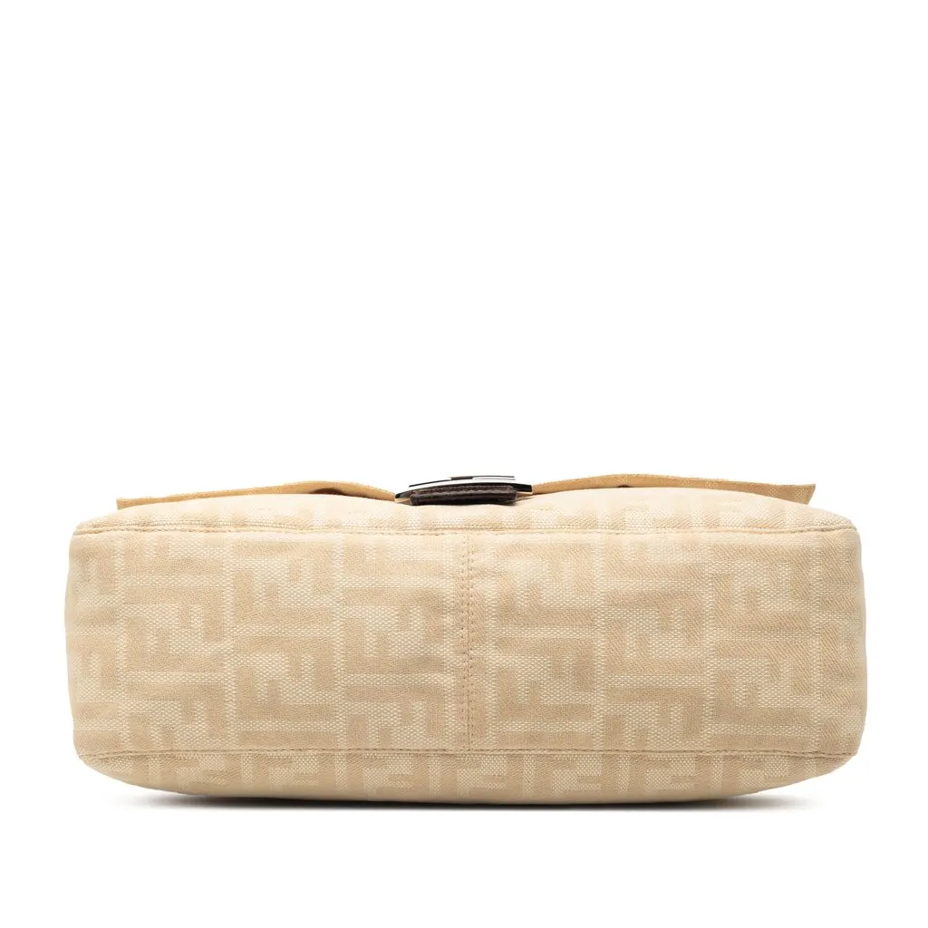 Fendi Zucca Canvas Shoulder Bag Brown Very good - Inside View