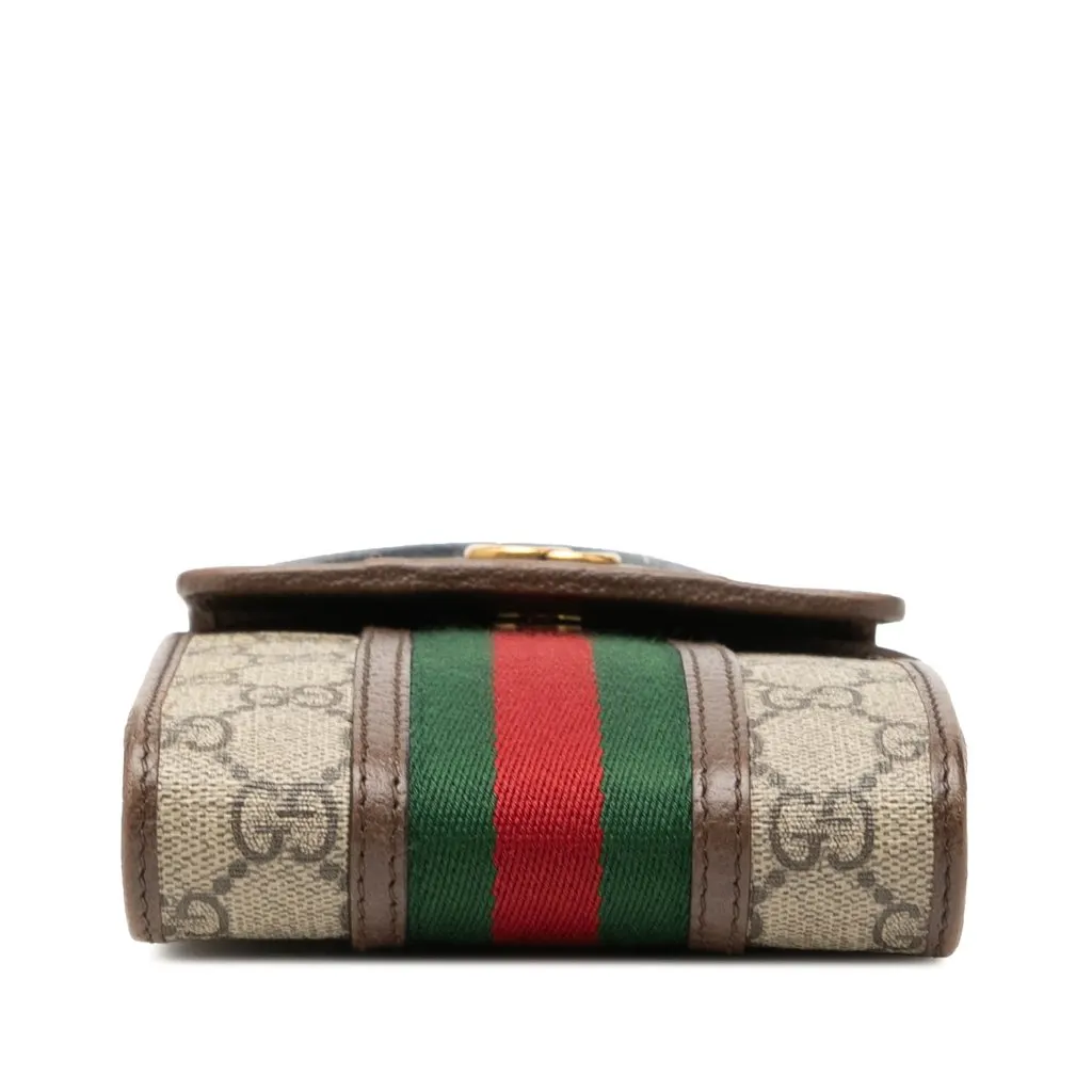 Gucci Mini GG Supreme Web Ophidia Crossbody Beige Very good - Inside View