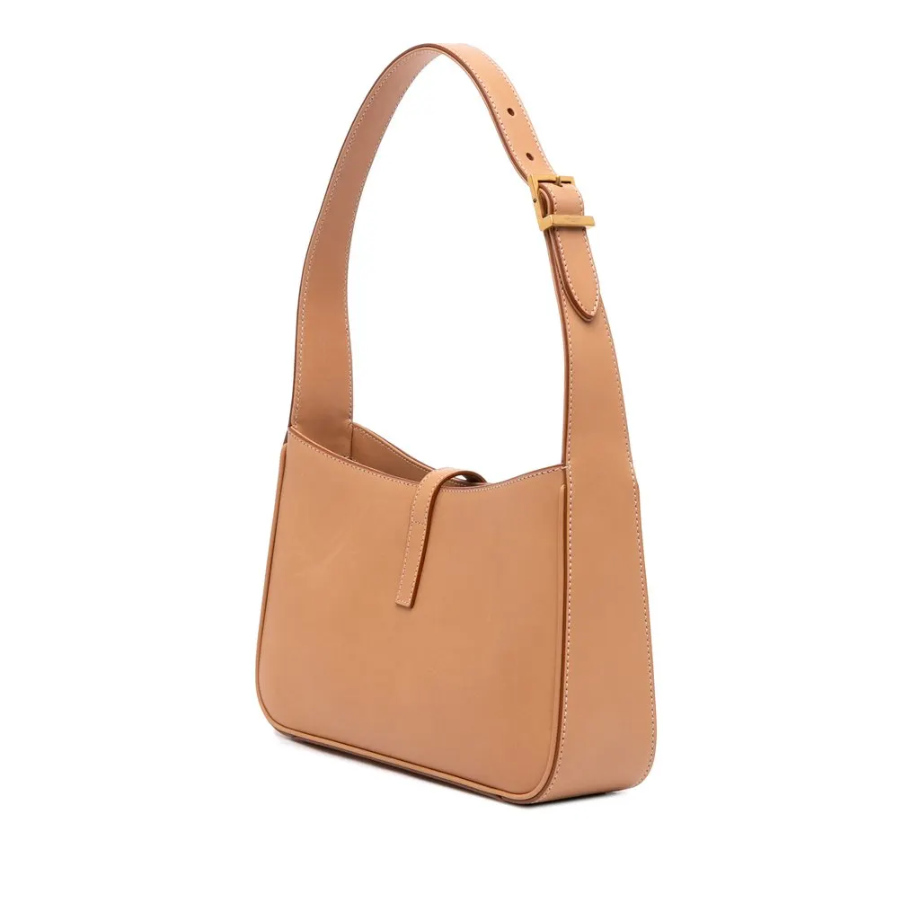 Saint Laurent Smooth Calfskin Le 5 a 7 Brown Leather Very good - Back View
