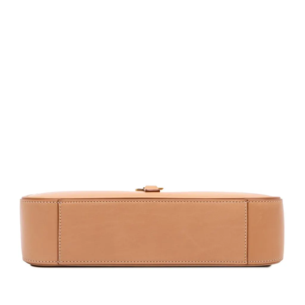 Saint Laurent Smooth Calfskin Le 5 a 7 Brown Leather Very good - Inside View