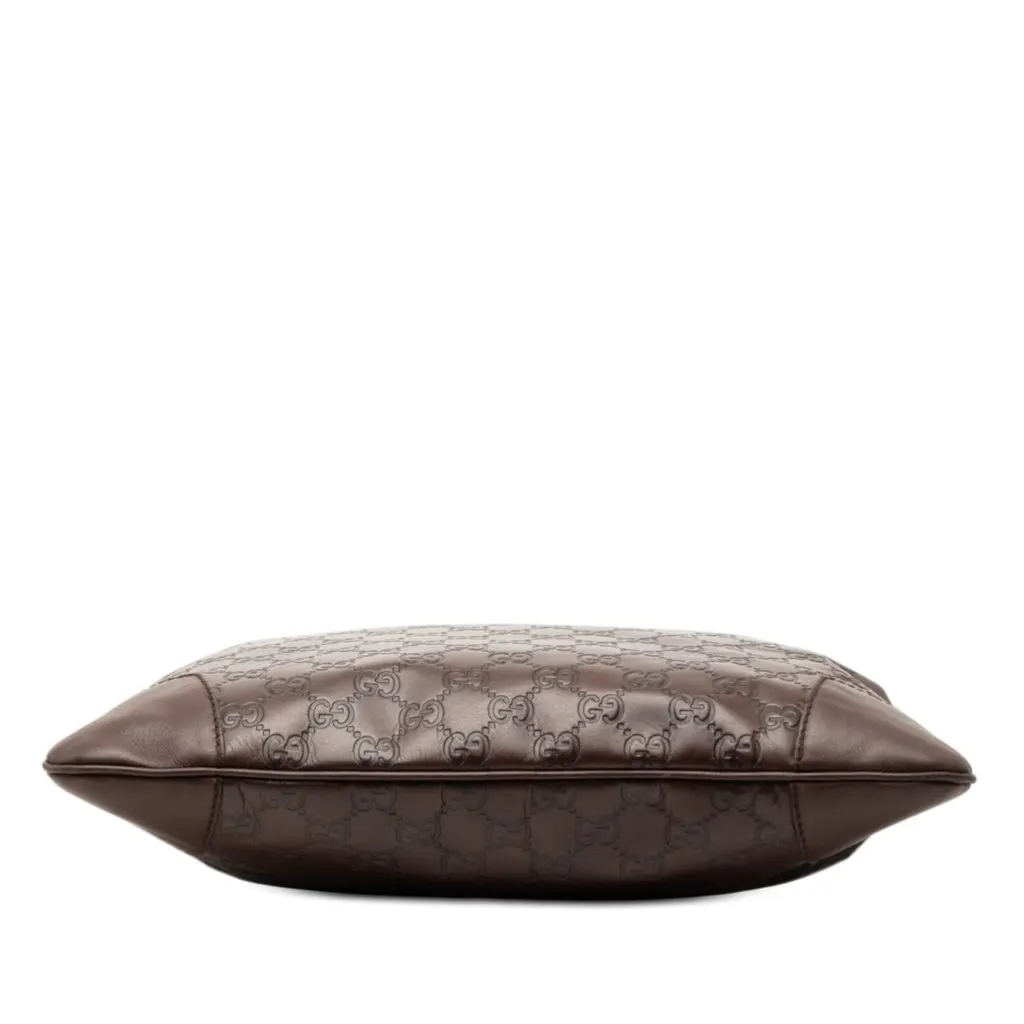 Gucci Guccissima Crossbody Brown Leather Very good - Inside View