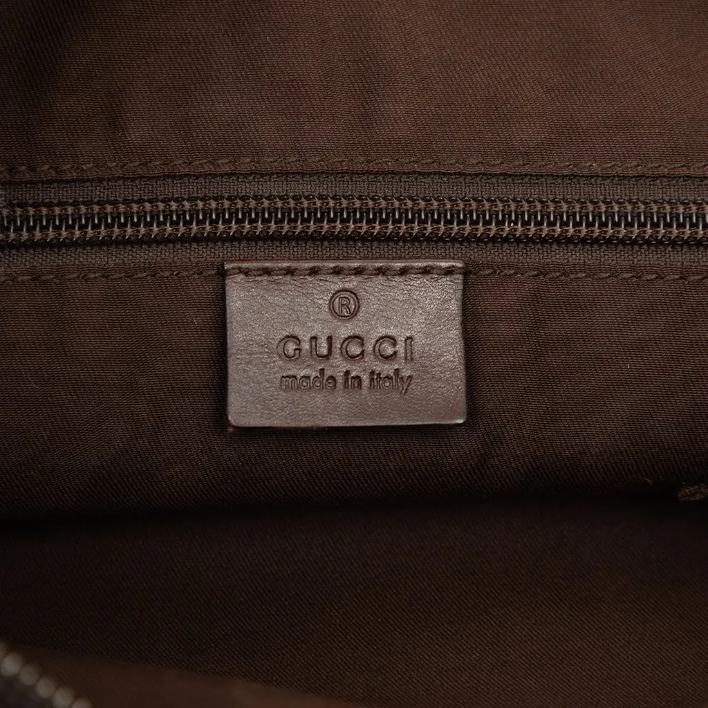 Gucci Guccissima Crossbody Brown Leather Very good - Box View