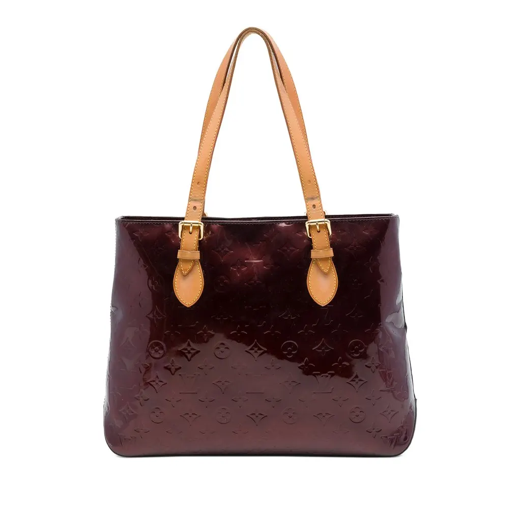 Louis Vuitton Monogram Vernis Brentwood Purple Leather Very good - Front View