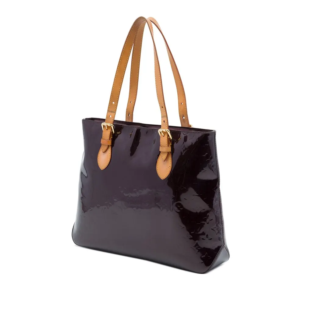 Louis Vuitton Monogram Vernis Brentwood Purple Leather Very good - Back View